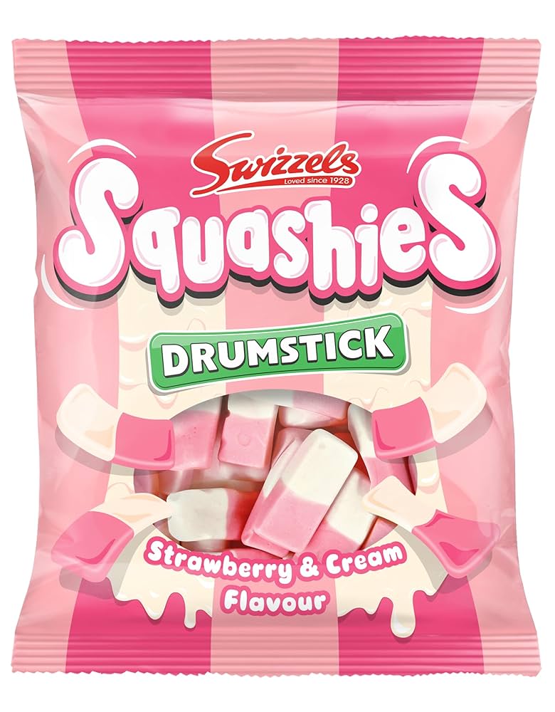 Squashies Drum Stick Strawberry and Cream