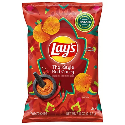 Lays Thai Style Red Curry Flavored