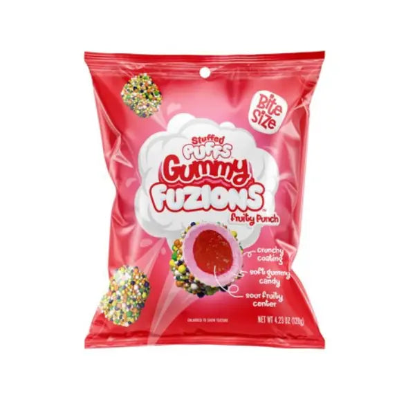 Stuffed Puffs Gummy Fuzions Fruity Punch