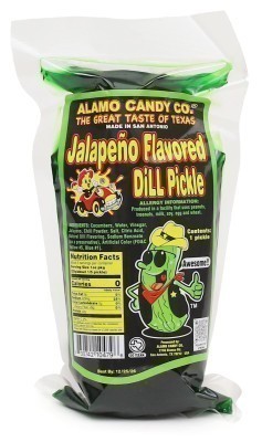 ALAMO CANDY BIG TEX DILL PICKLE - JALAPENO