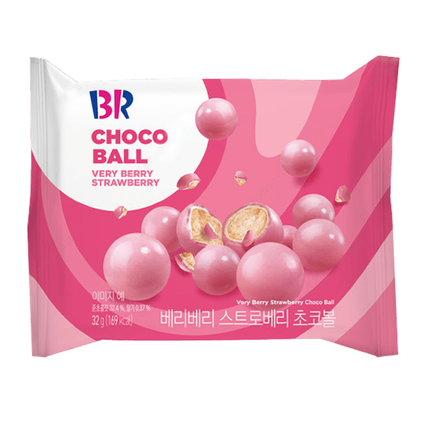 Very Berry Strawberry Choco Ball - Baskin Robins