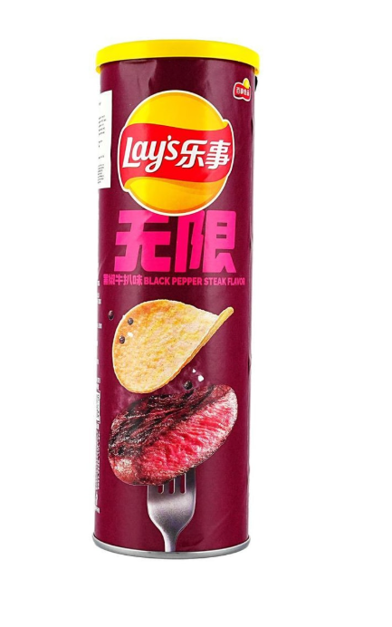 Black Pepper Rib Eye Steak Potato Chips