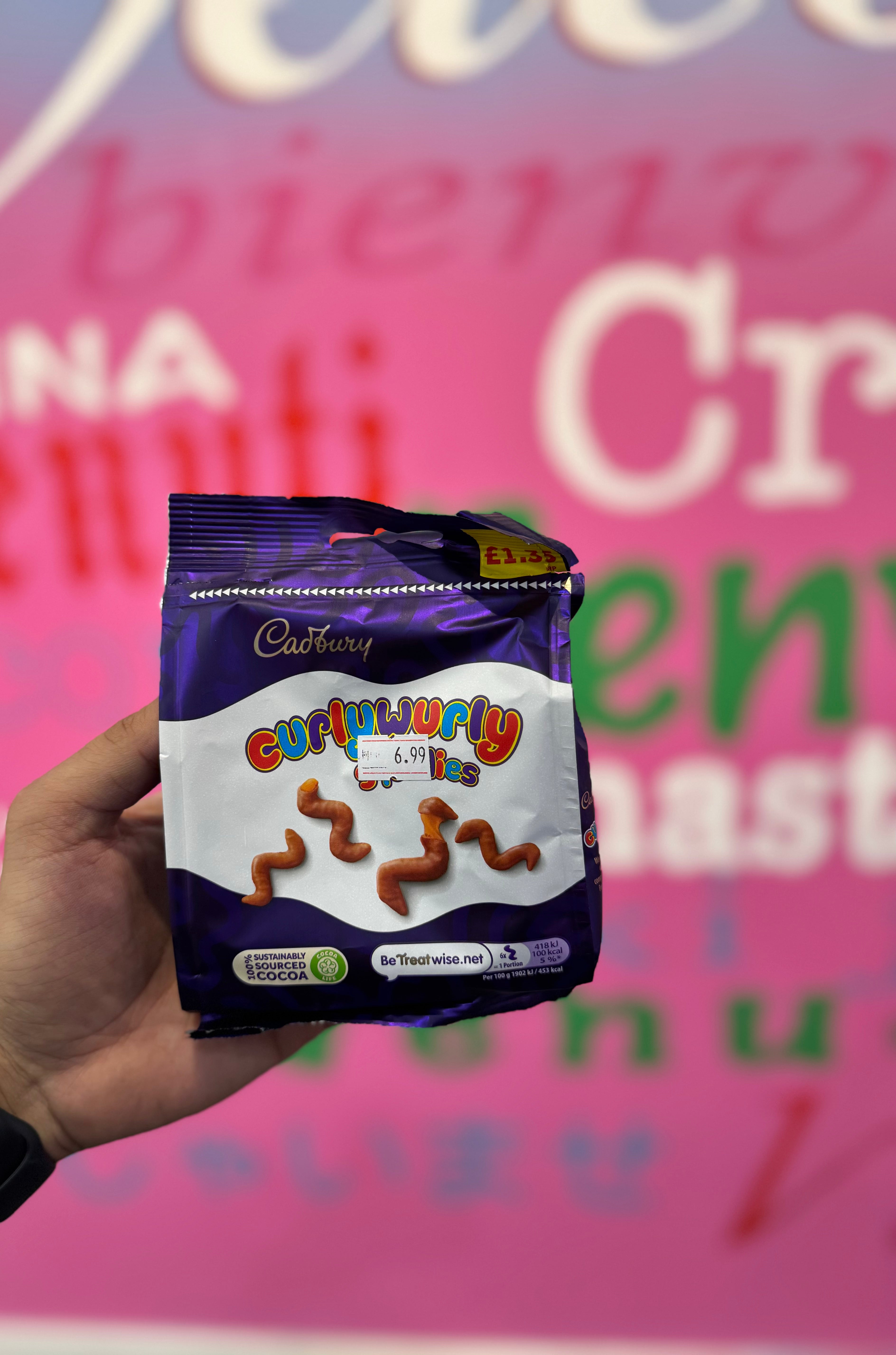Cadbury Curly Wurly Squirlies - UK
