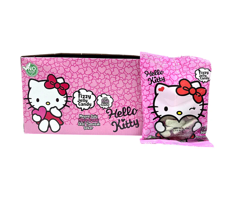Hello Kitty Fizzy Jelly Candy-Watermelon
