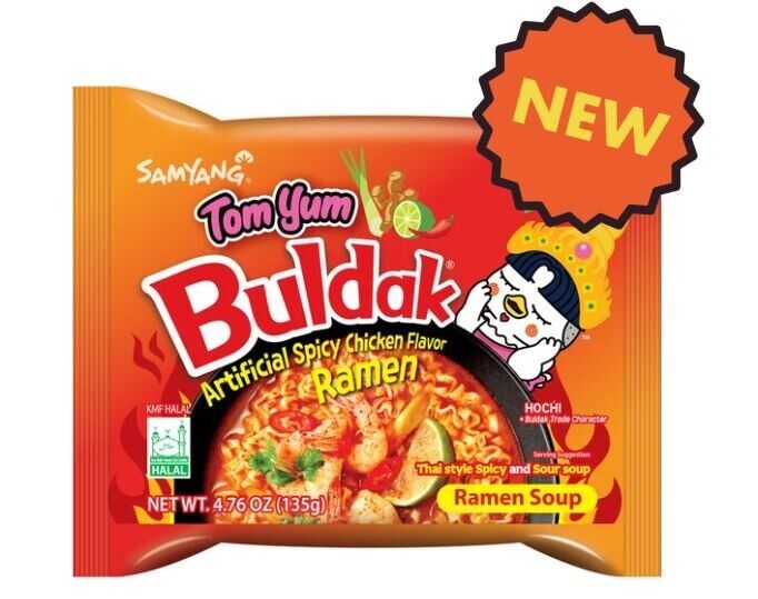 Buldak Ramen TOM YUM , Korea (pack of 5)