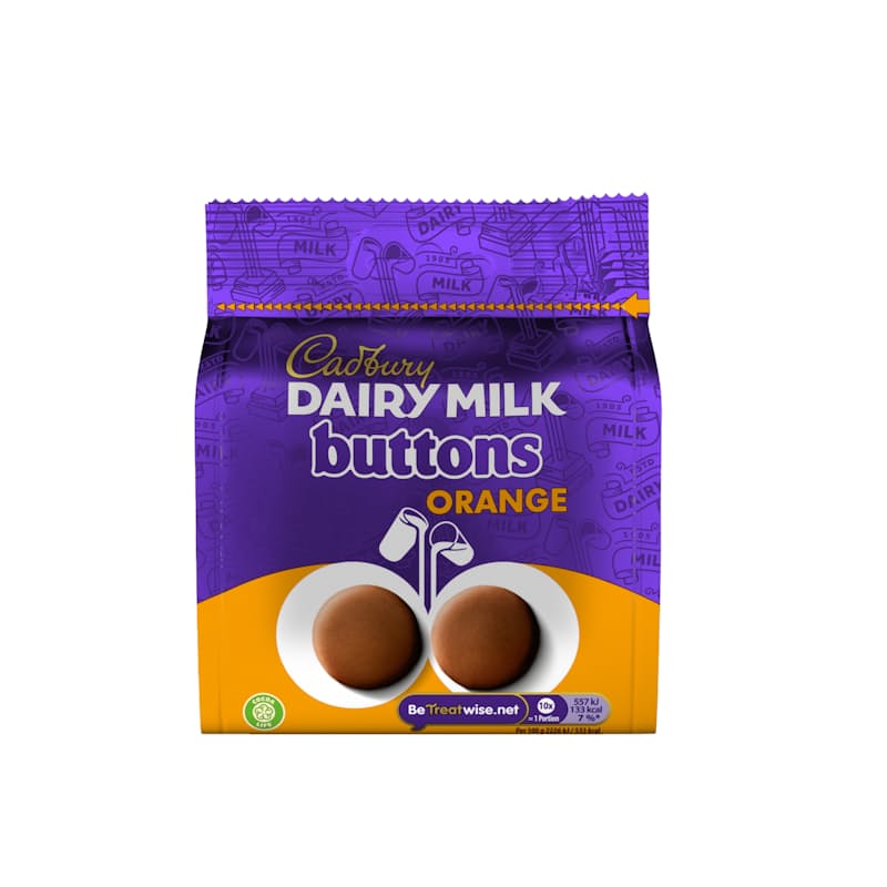 Cadbury Dairy Milk Buttons Orange - UK