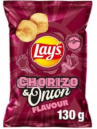 Lays Chorizo and Onion Flavour