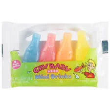 Nik-L-Nip Sour Wax Bottles 4pk-Cry Baby