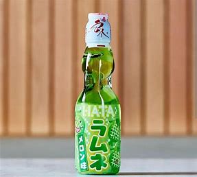 Ramune Hata Soda melon Fizzy Drink - Japan
