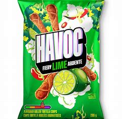 Havoc Fiery Lime Ardente chips