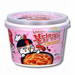 Buldak Spicy Carbonara Tteokbokki