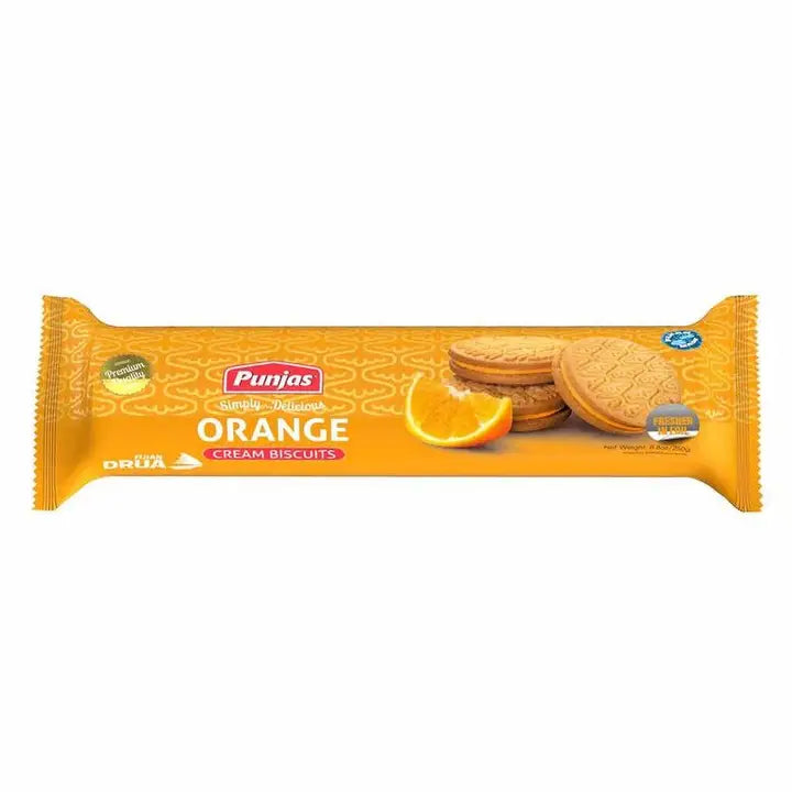 Punjas Orange Cream Biscuit (Fiji)