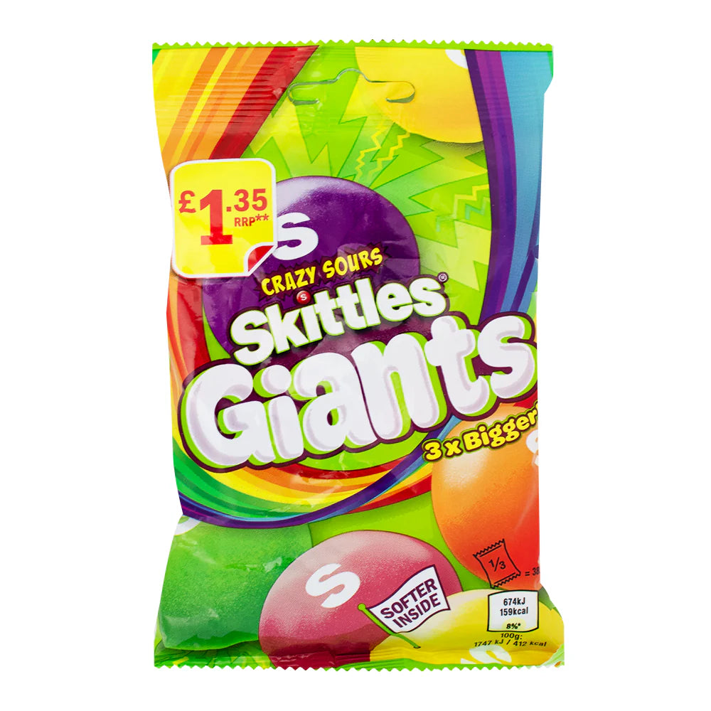 Skittles Giant Crazy Sour UK