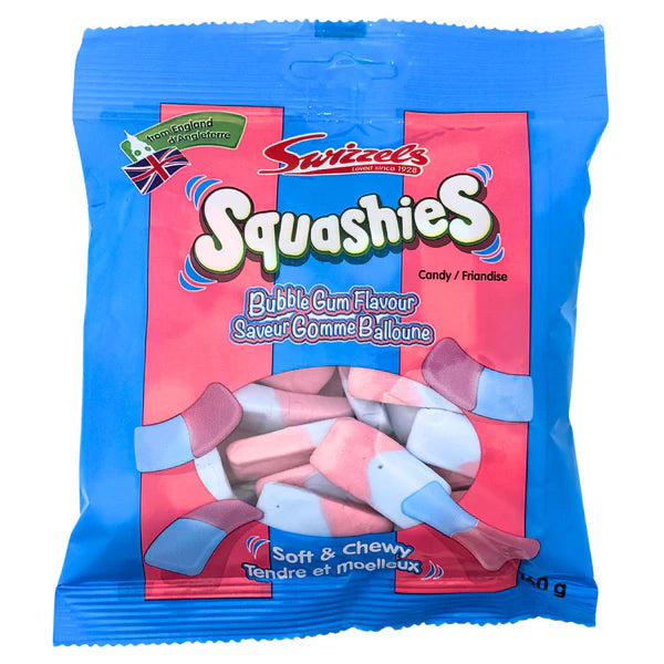 Squashies Bubble Gum Flavor - UK
