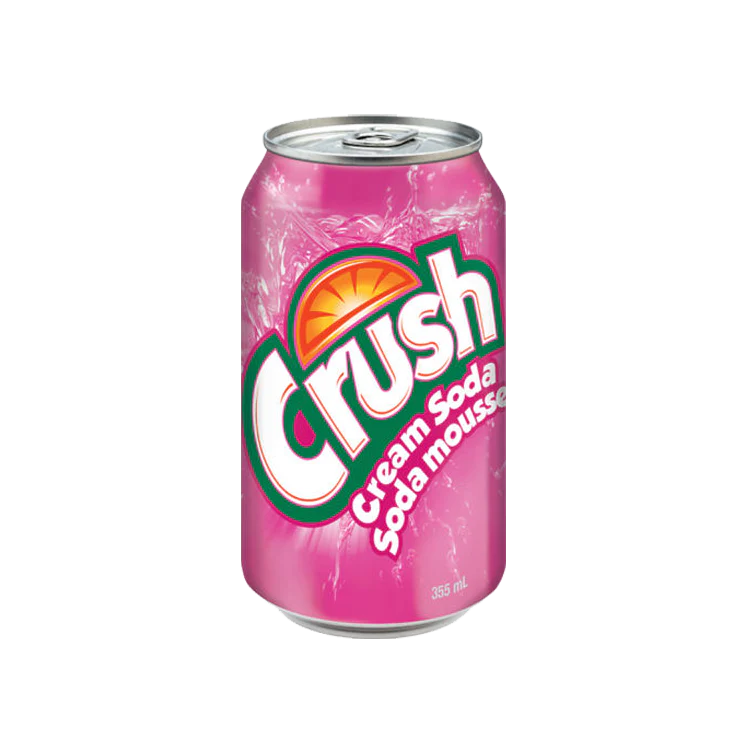 Crush pink cream soda mousse