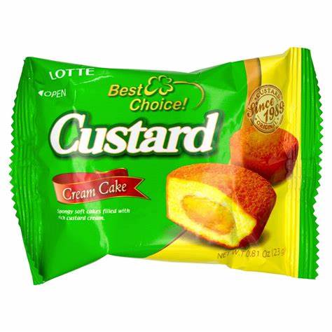 Lotte Custard Cream Cake
