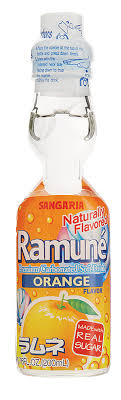 Ramune Soft Drink Orange