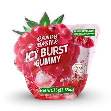 Candy Master Icy Burst Gummy Raspberry Flavour