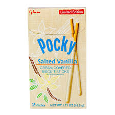 Salted Vanilla Chocolate Pocky Cookie Sticks