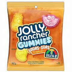 Jolly Rancher Sour Surs Gummies - Tropical Flavor