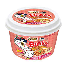 Buldak spicy flat glass noodles artificial spicy chicken flavor-ROSE