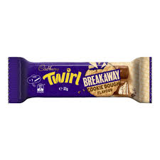 Cadbury Twirl Breakaway wafer -Australia
