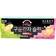 haitai squid game slim potato chip spicy flavor