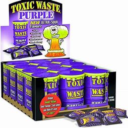 Toxic Waste Purple Sour Candy
