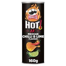 Pringles Hot Mexican Chilli and Lime flavor