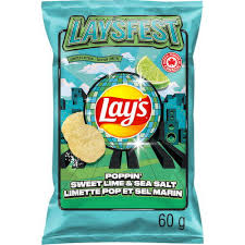 Lays Fest Poppin' Sweet Lime & Sea Salt