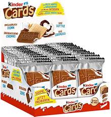 Kinder Cards Choclate Wafers