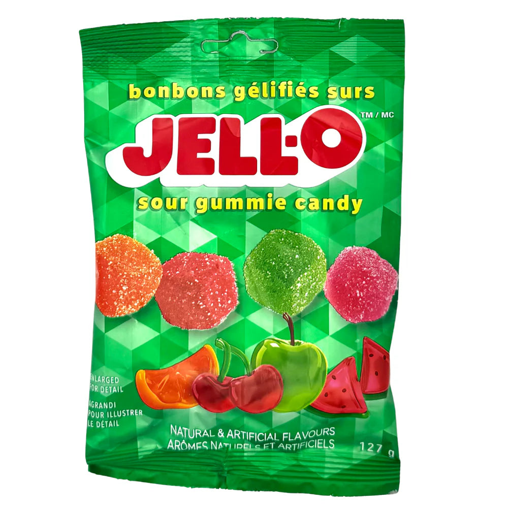 Jell-O Sour Gummie Candy