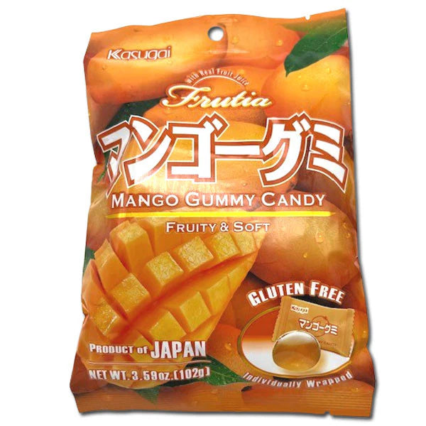 Kasugai Frutia Mango Gummy Candy