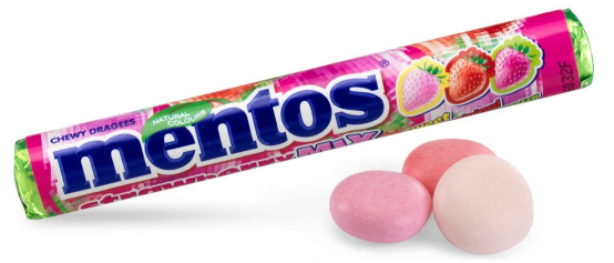 Mentos Strawberry Mix