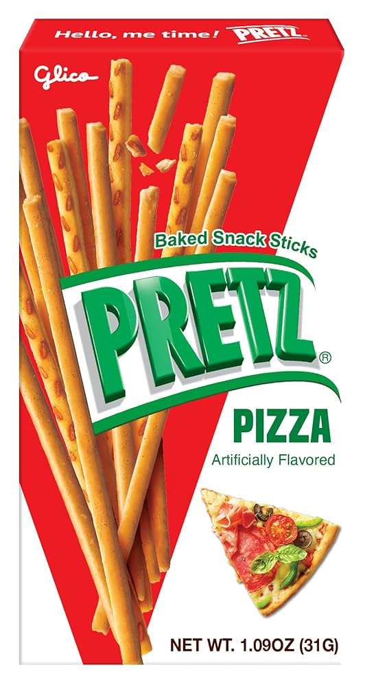 Pizza flavored Pretz- Baked pretzel sticks