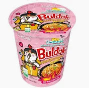Korean Buldak Noodles Carbonara - Bowl