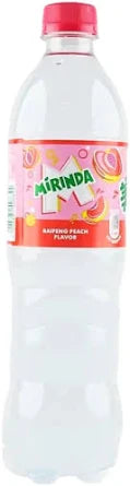 Mirinda soda peach flavor