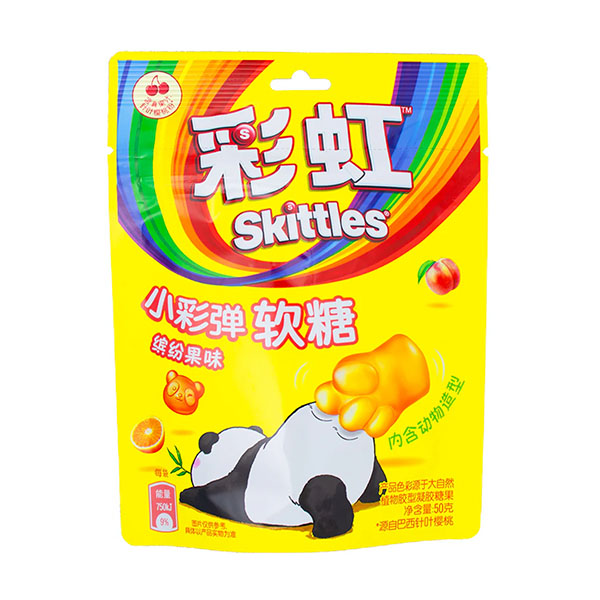 Skittles Gummies Bear Tropical Fruit - 50g (China)