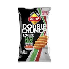Lays/Smiths double crunch mad mex hot sauce 150g- AUS