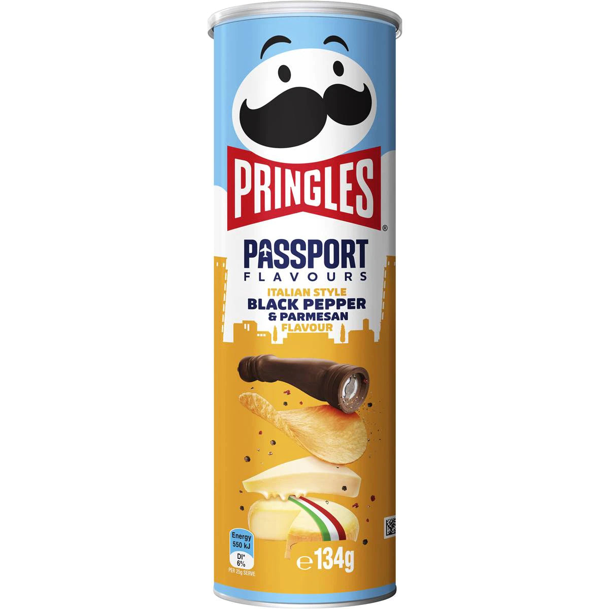 Pringles Black Pepper & Parmesan Flavour