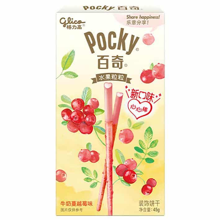 Pocky Sticks Milk Cranberry