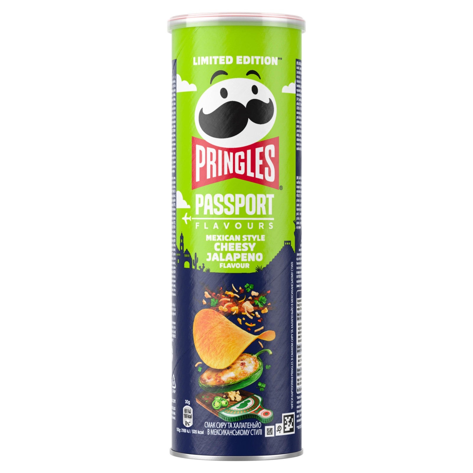 Pringles Passport Mexican Cheesy Jalapeno - UK