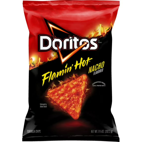 Doritos Flaming Hot Spicy Nacho Flavour