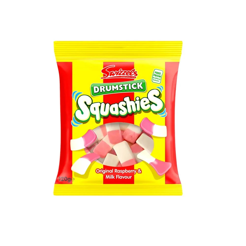 Squashies Drum Sticks Rasberry and Milk