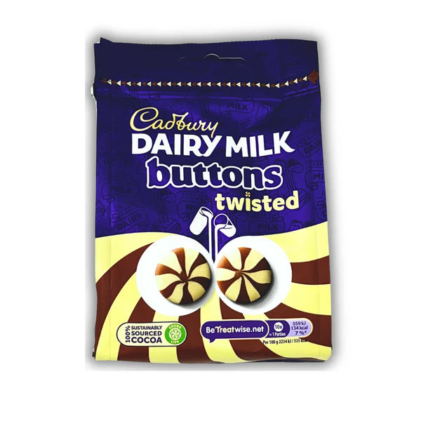 Cadbury Dairy Milk Buttons Twisted - UK