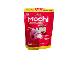 Royal Mochi Strawberry Cheesecake