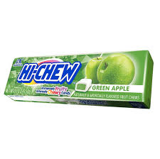 HI-CHEW STICK CHEWY FRUIT CANDY - GREEN APPLE - JAPAN