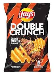 Lays Double Crunch Smoki'n BBQ