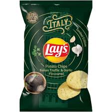 Lays Potato Chips Italian Truffle & Garlic Flavored - South Africa