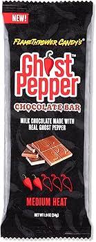 FLAMETHROWER CANDYS GHOST PEPPER CHOCOLATE BAR